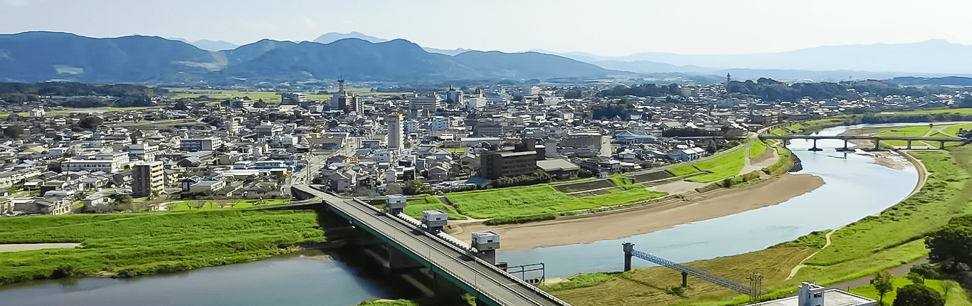 山鹿市全景