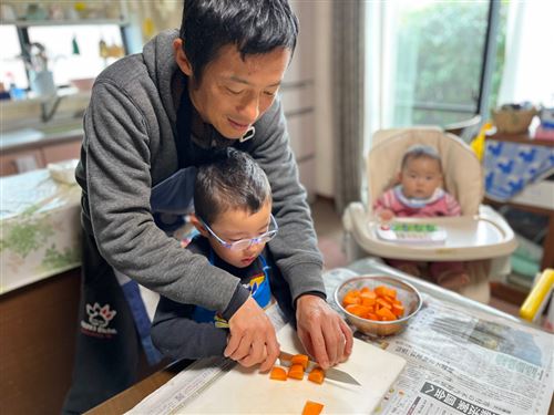 【30～49歳の部】最優秀賞　休日のパパっ子ご飯♪