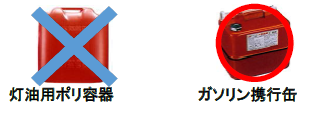 ガソリン購入時の注意点