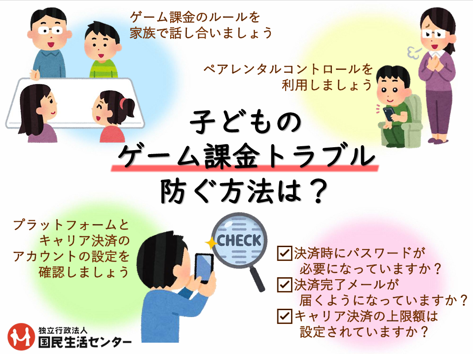 子どものゲーム課金トラブル　防ぐ方法は？