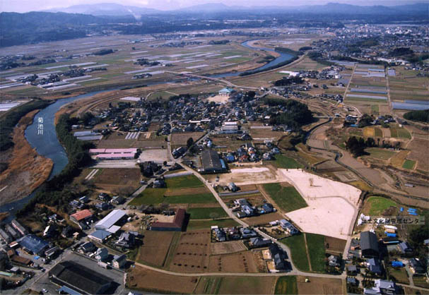 方保田東原遺跡　東から